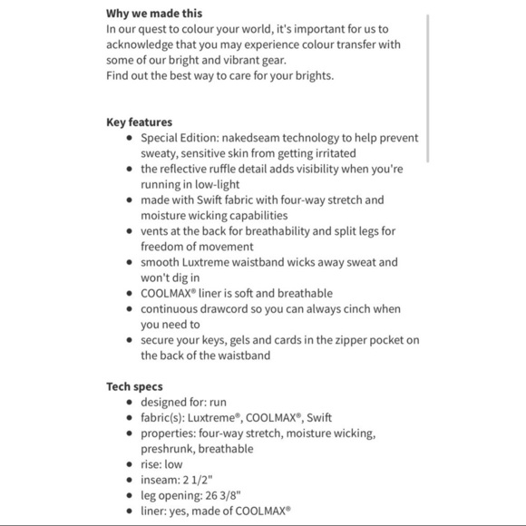 LULULEMON Run Speed Short Naked Seam - Picture 7 of 7